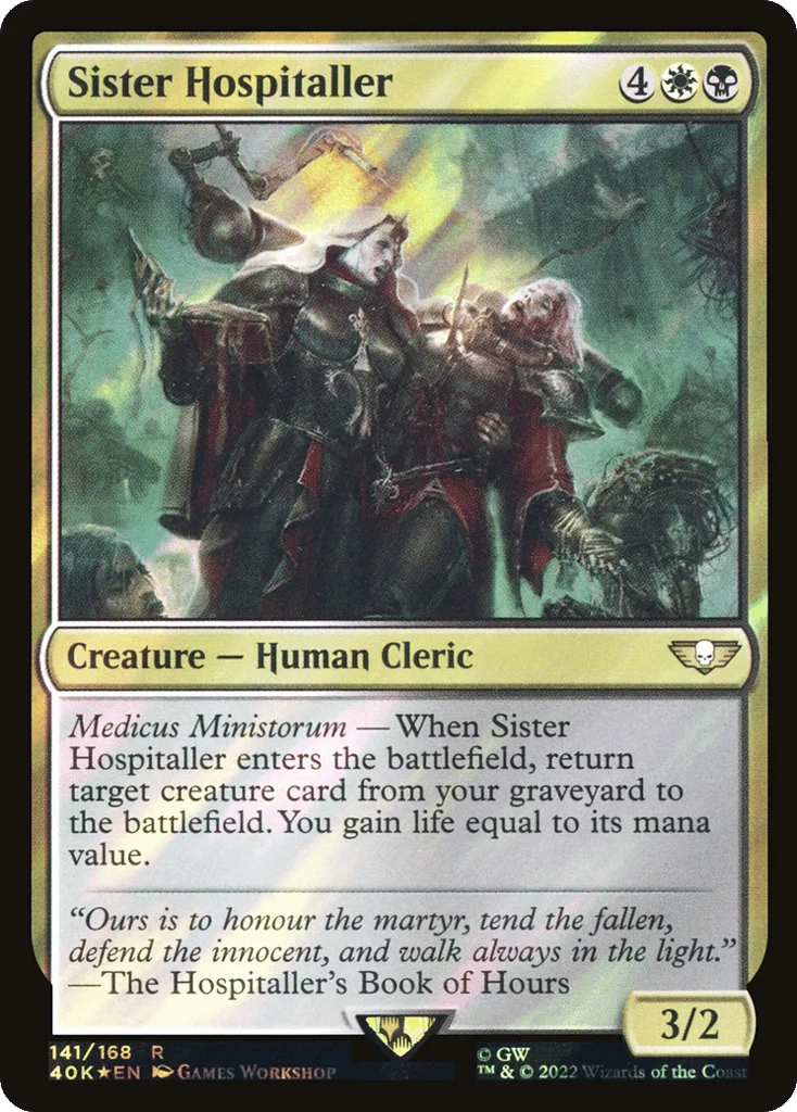 Sister Hospitaller · Warhammer 40,000 Commander