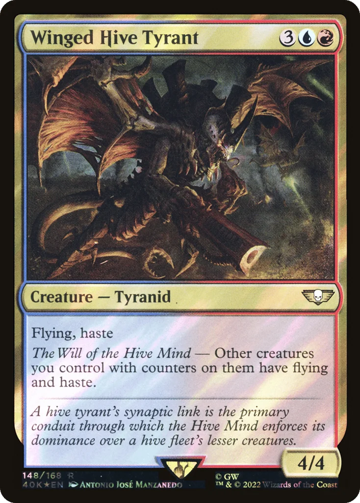 Winged Hive Tyrant · Warhammer 40,000 Commander