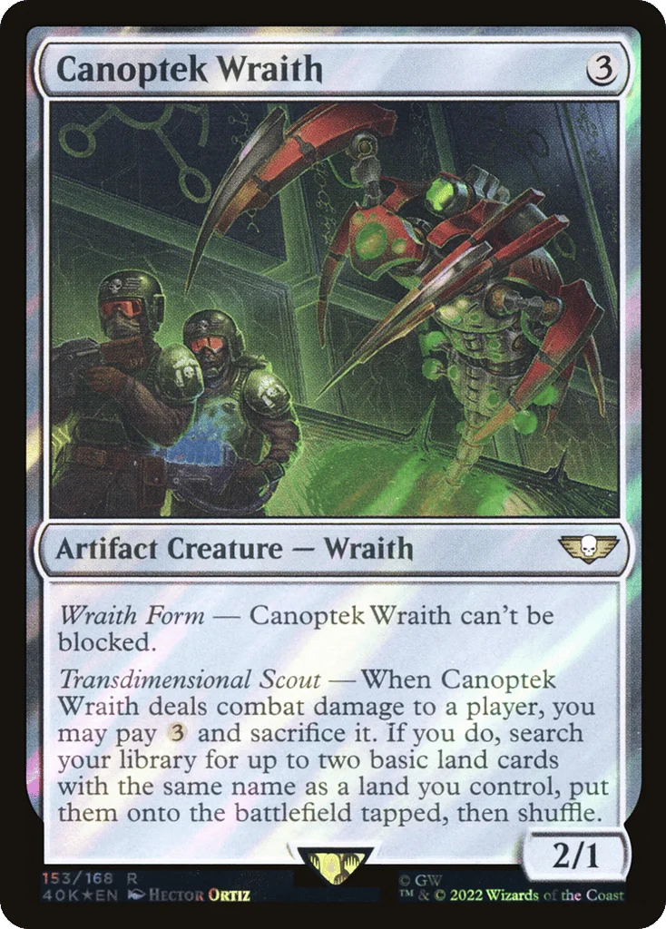 Canoptek Wraith · Warhammer 40,000 Commander