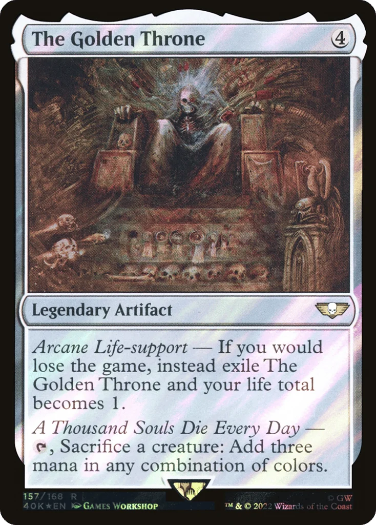The Golden Throne · Warhammer 40,000 Commander