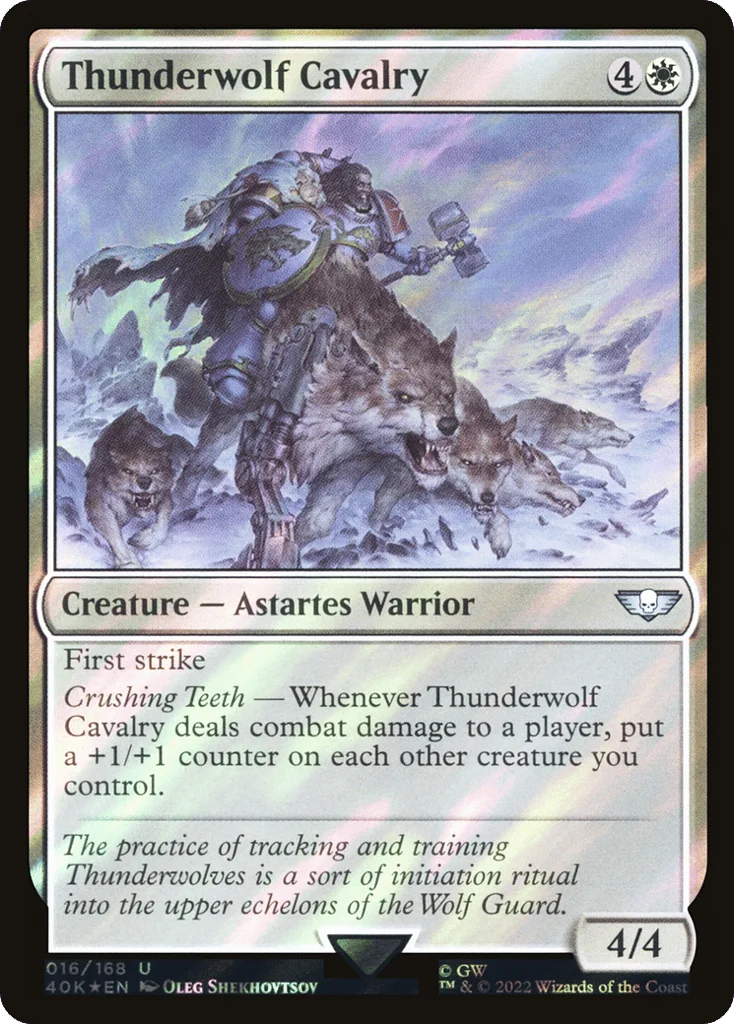 Thunderwolf Cavalry · Warhammer 40,000 Commander