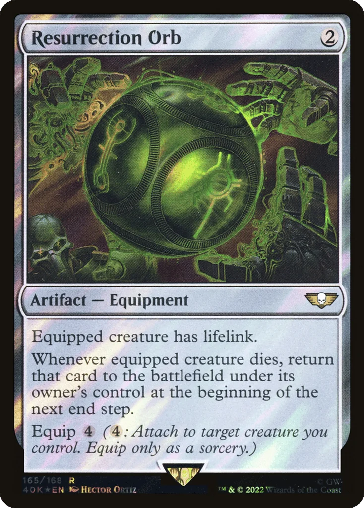 Resurrection Orb · Warhammer 40,000 Commander
