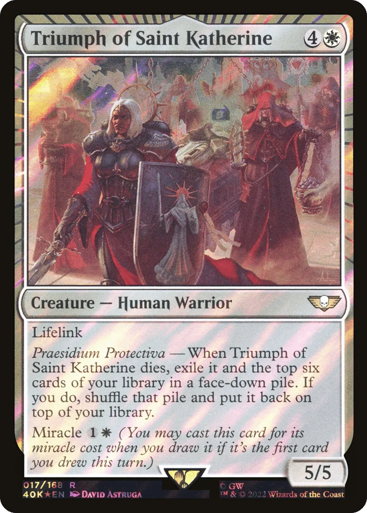 Triumph of Saint Katherine · Warhammer 40,000 Commander