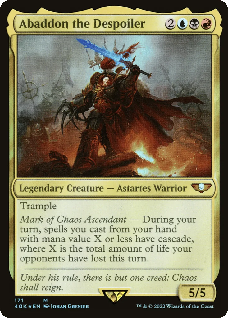 Abaddon the Despoiler · Warhammer 40,000 Commander