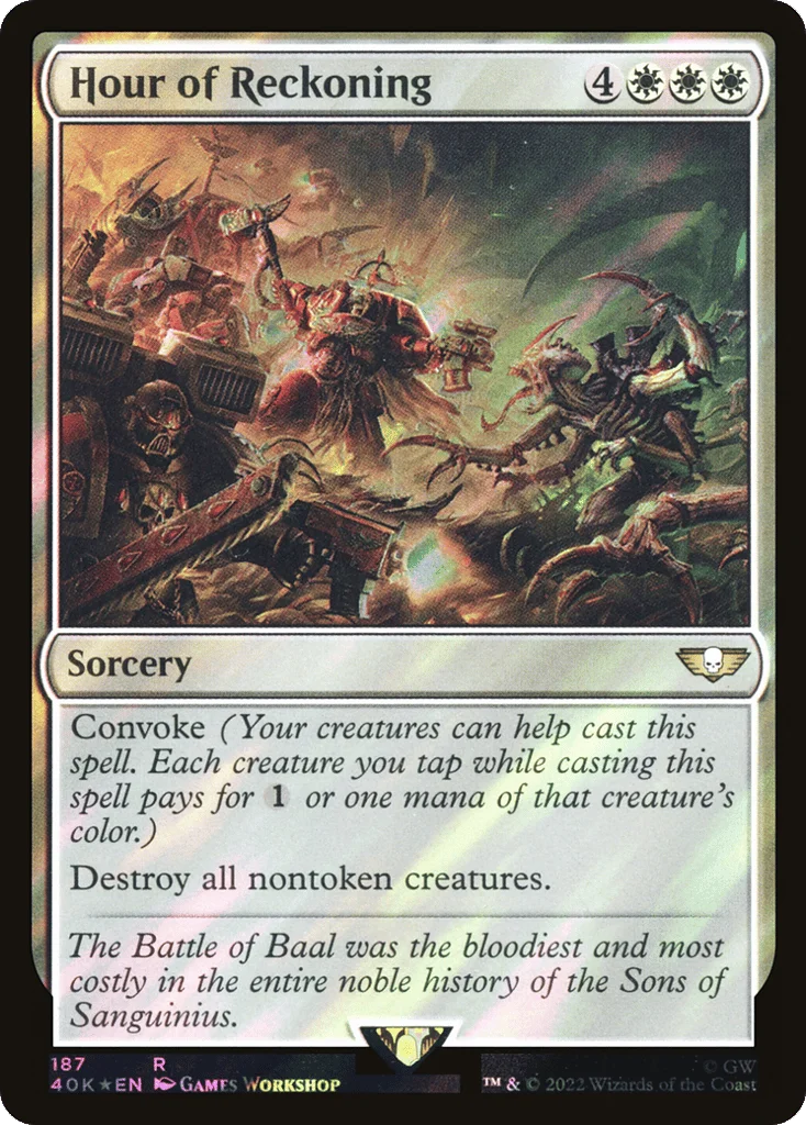 Hour of Reckoning · Warhammer 40,000 Commander