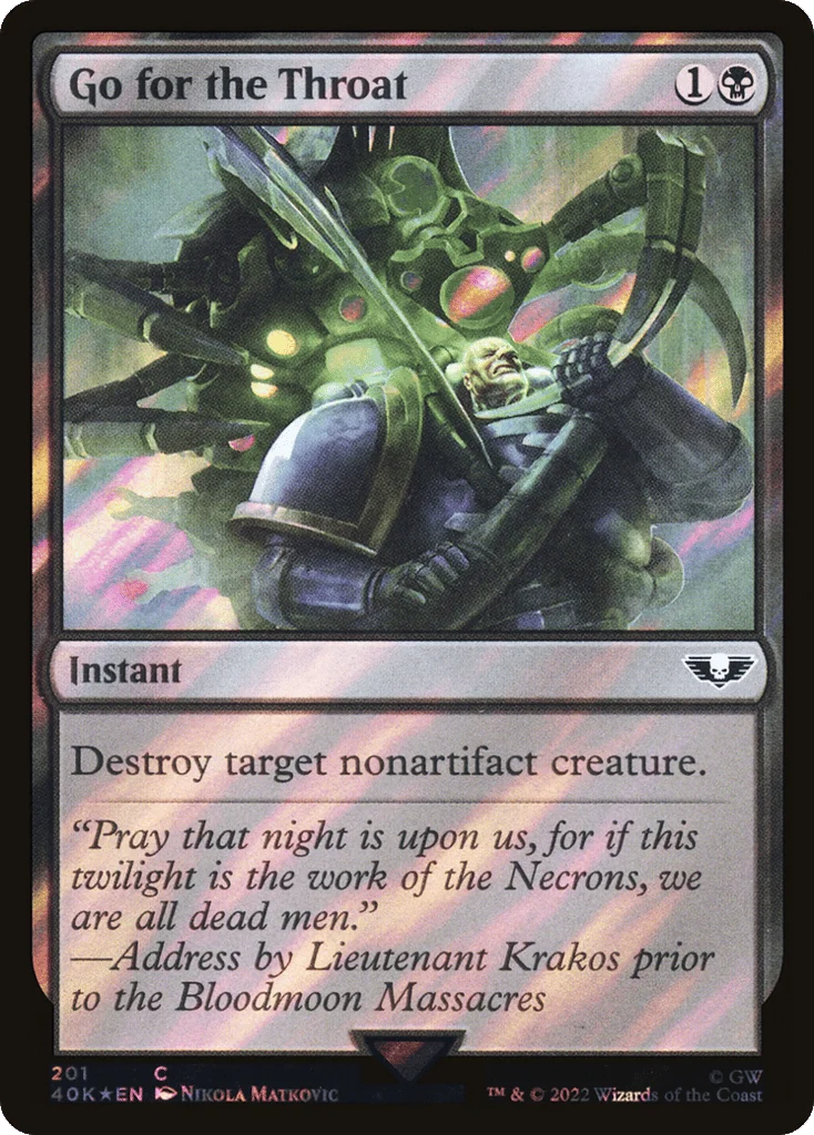 Go for the Throat · Warhammer 40,000 Commander