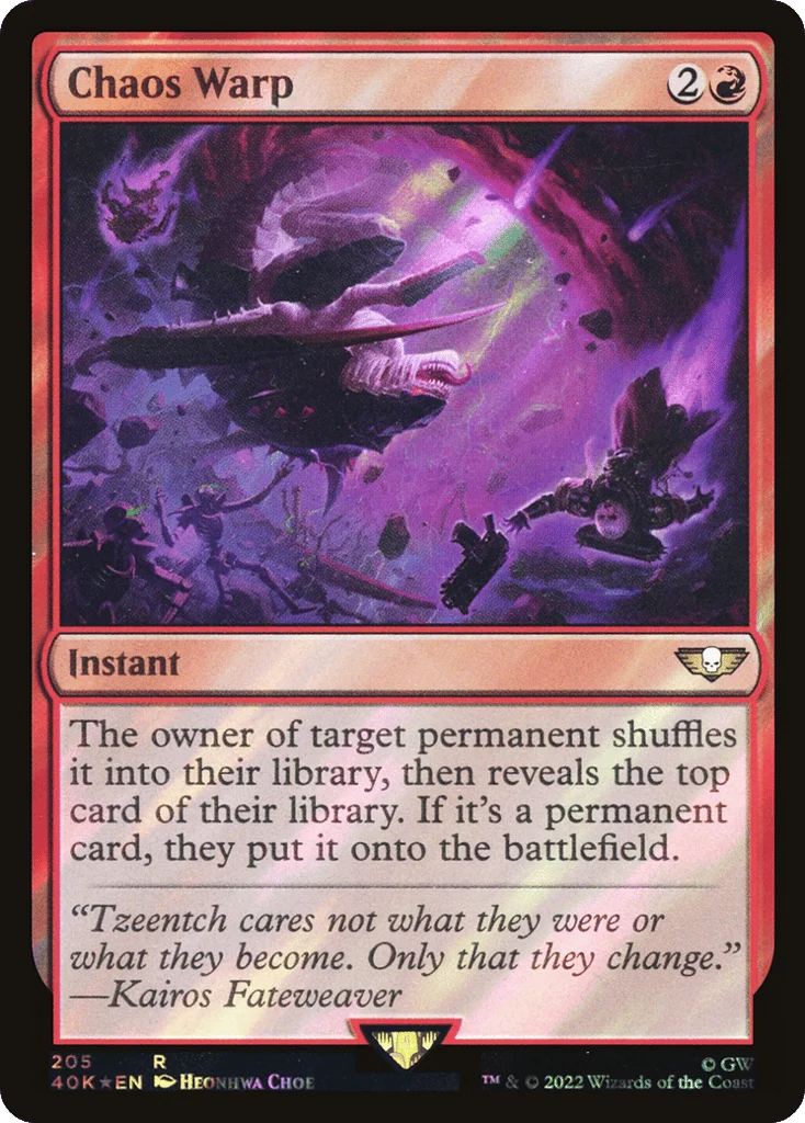 Chaos Warp · Warhammer 40,000 Commander