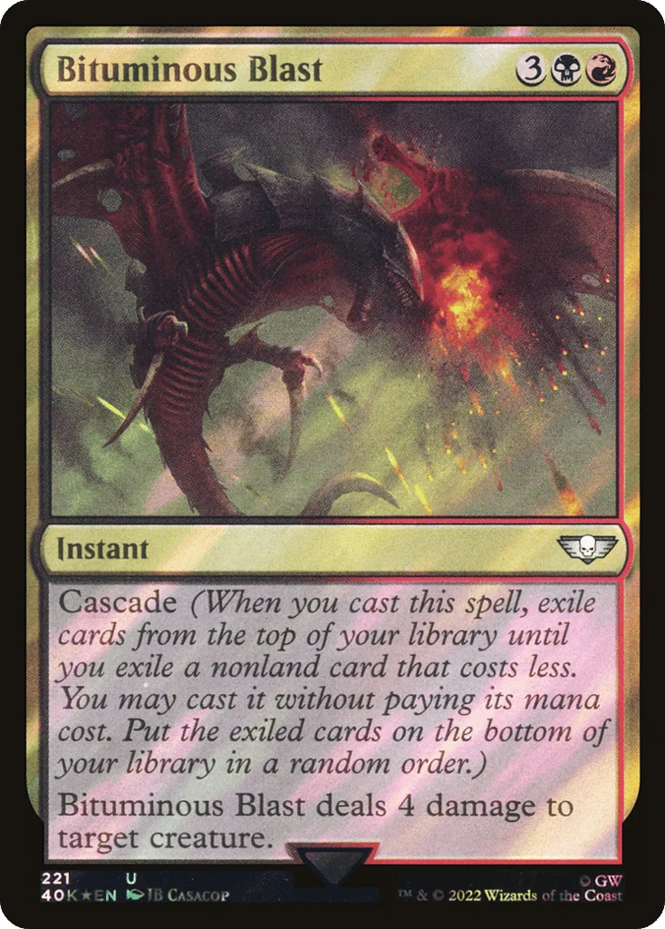 Bituminous Blast · Warhammer 40,000 Commander