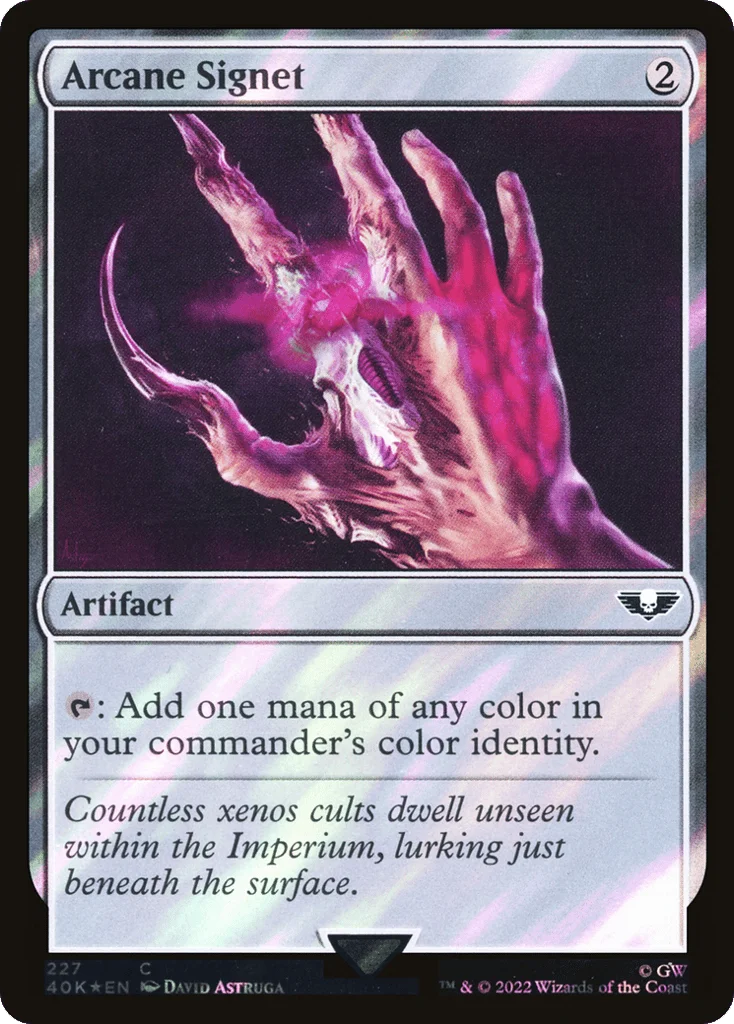 Arcane Signet · Warhammer 40,000 Commander