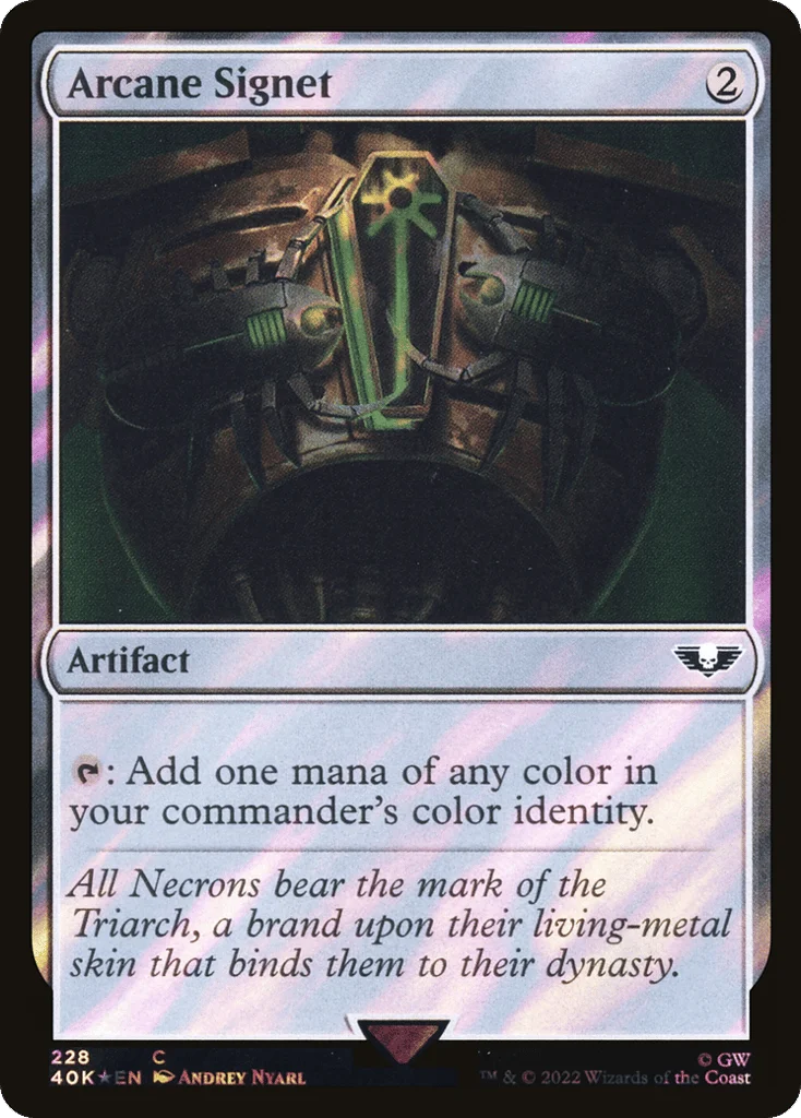 Arcane Signet · Warhammer 40,000 Commander