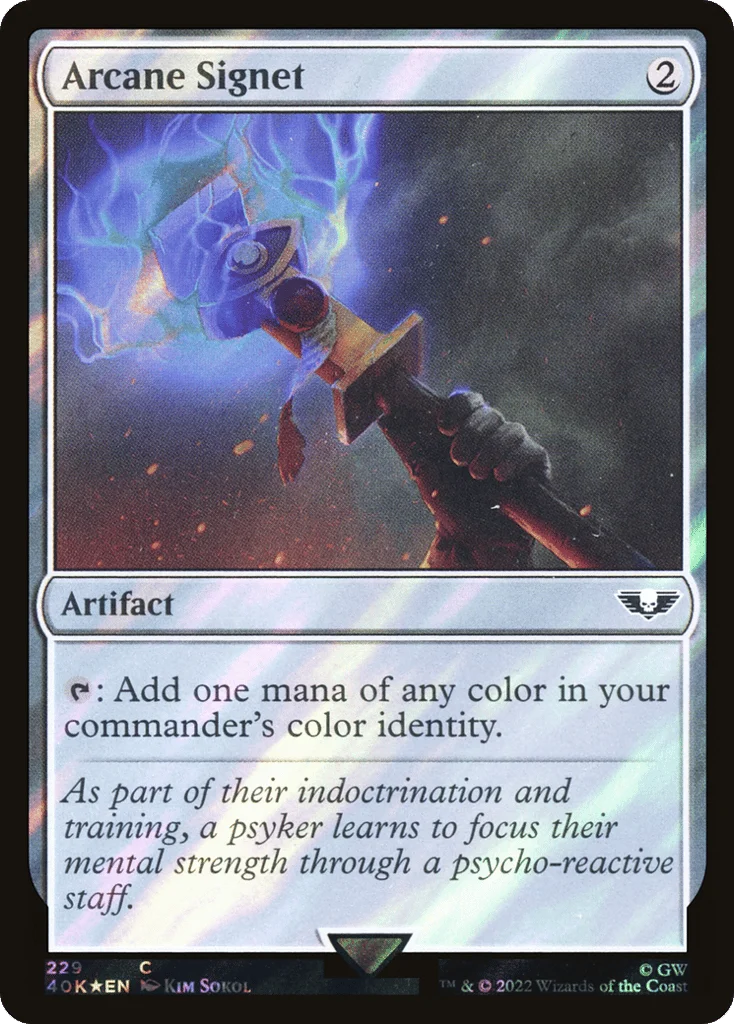 Arcane Signet · Warhammer 40,000 Commander