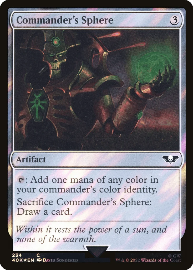 Commander's Sphere · Warhammer 40,000 Commander