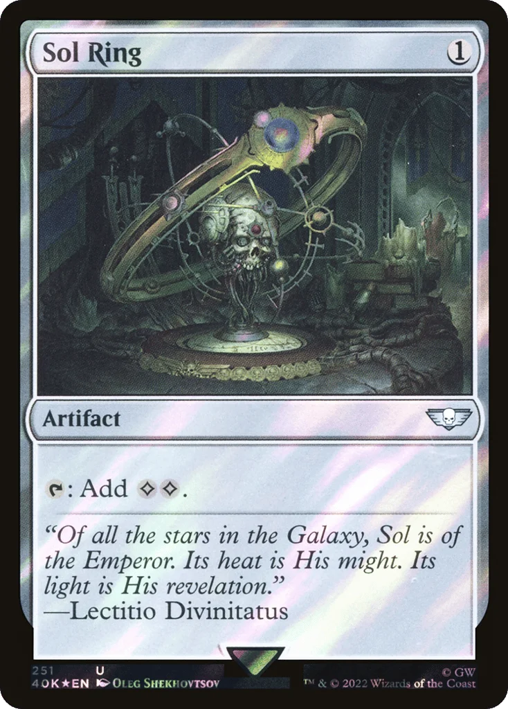 Sol Ring · Warhammer 40,000 Commander