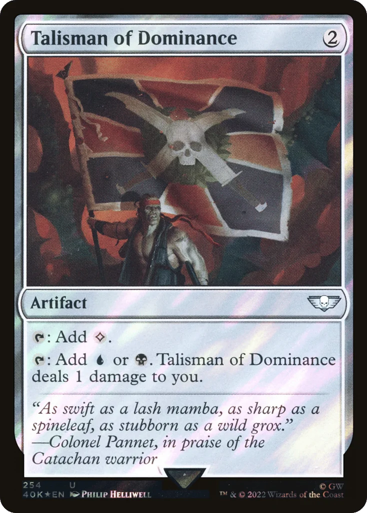 Talisman of Dominance · Warhammer 40,000 Commander