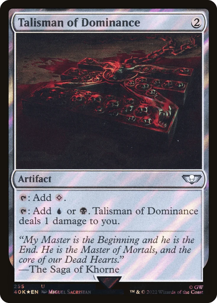 Talisman of Dominance · Warhammer 40,000 Commander