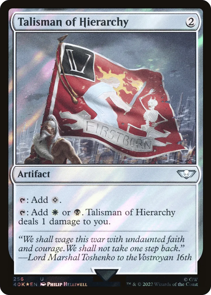 Talisman of Hierarchy · Warhammer 40,000 Commander