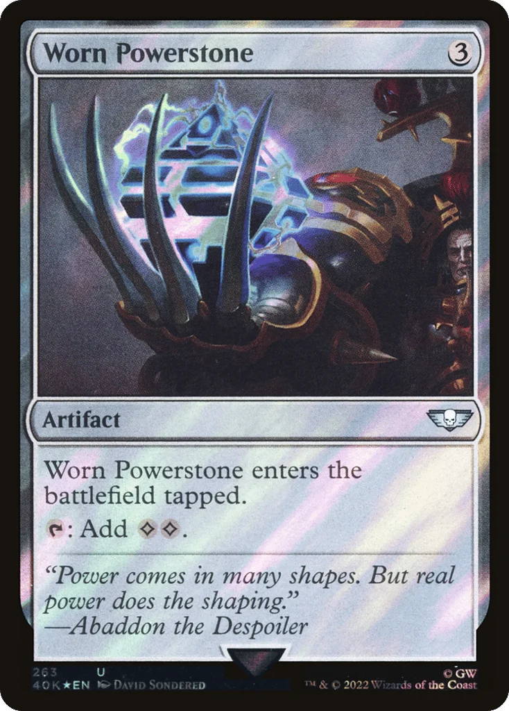 Worn Powerstone · Warhammer 40,000 Commander