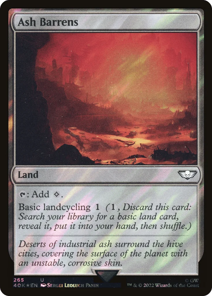 Ash Barrens · Warhammer 40,000 Commander