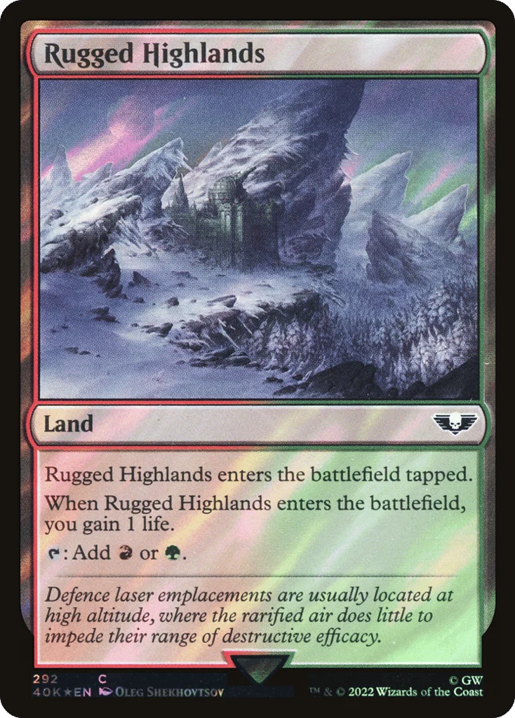 Rugged Highlands · Warhammer 40,000 Commander