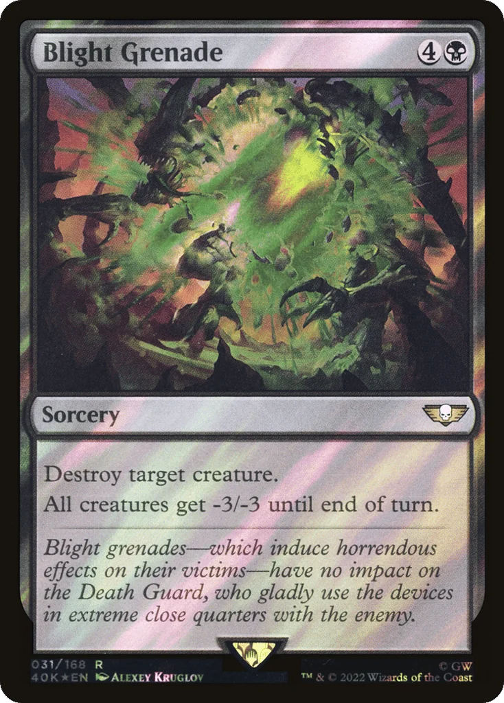 Blight Grenade · Warhammer 40,000 Commander