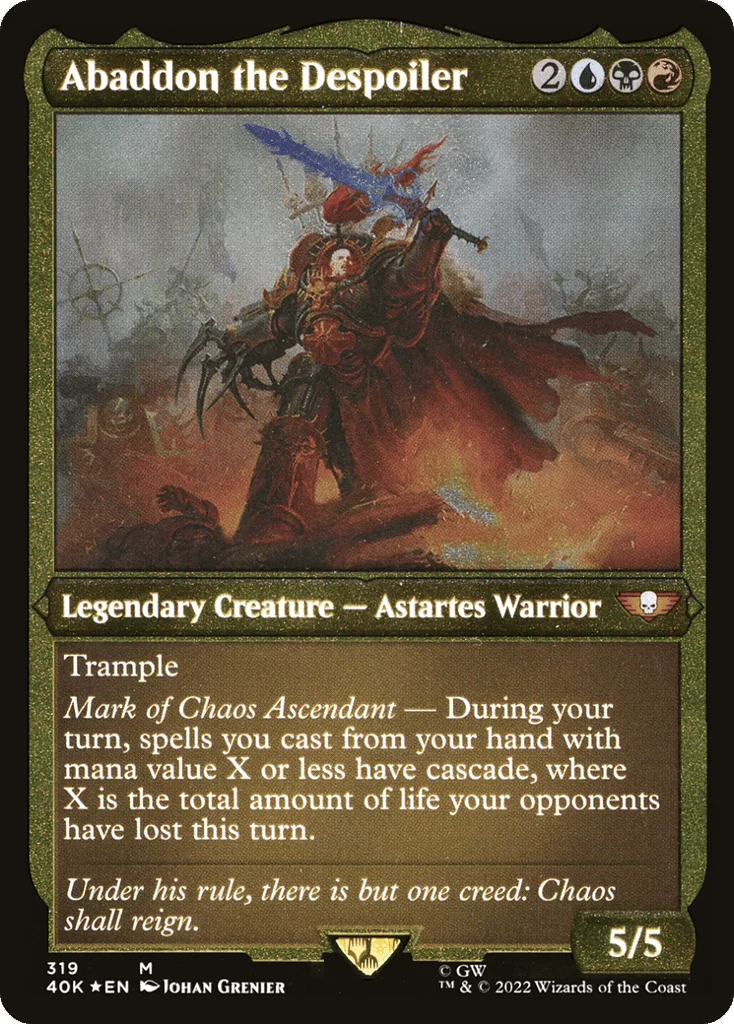 Abaddon the Despoiler · Warhammer 40,000 Commander