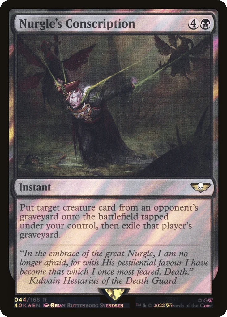 Nurgle's Conscription · Warhammer 40,000 Commander
