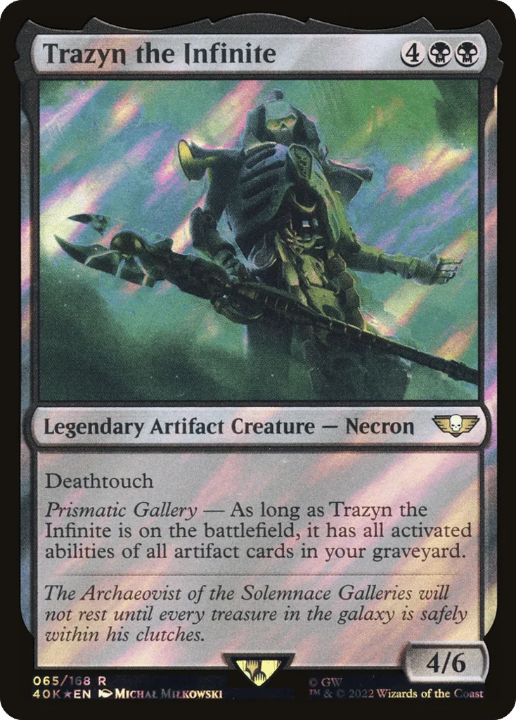 Trazyn the Infinite · Warhammer 40,000 Commander