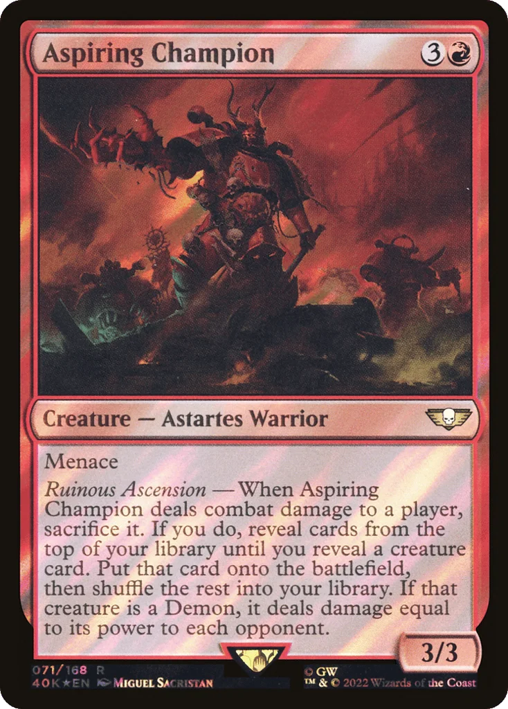 Aspiring Champion · Warhammer 40,000 Commander