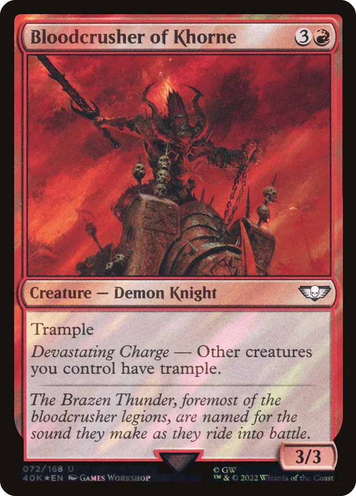 Bloodcrusher of Khorne · Warhammer 40,000 Commander
