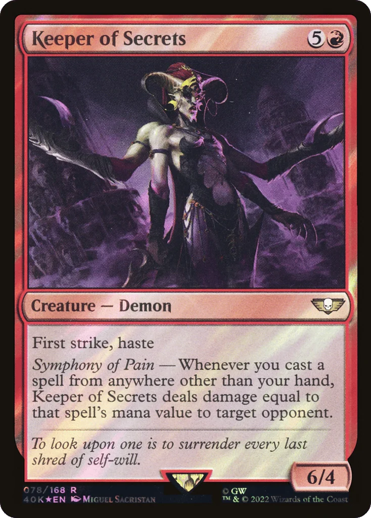 Keeper of Secrets · Warhammer 40,000 Commander