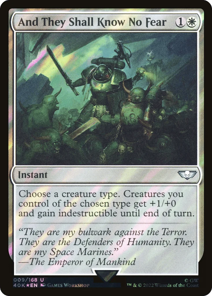 And They Shall Know No Fear · Warhammer 40,000 Commander