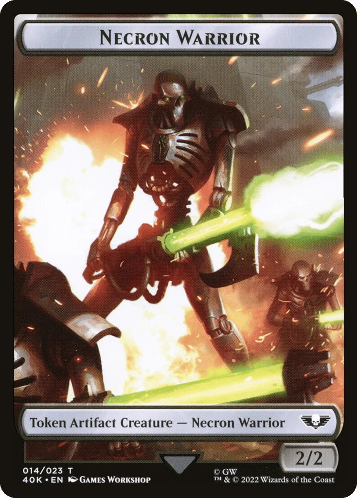 Necron Warrior · Warhammer 40,000 Commander