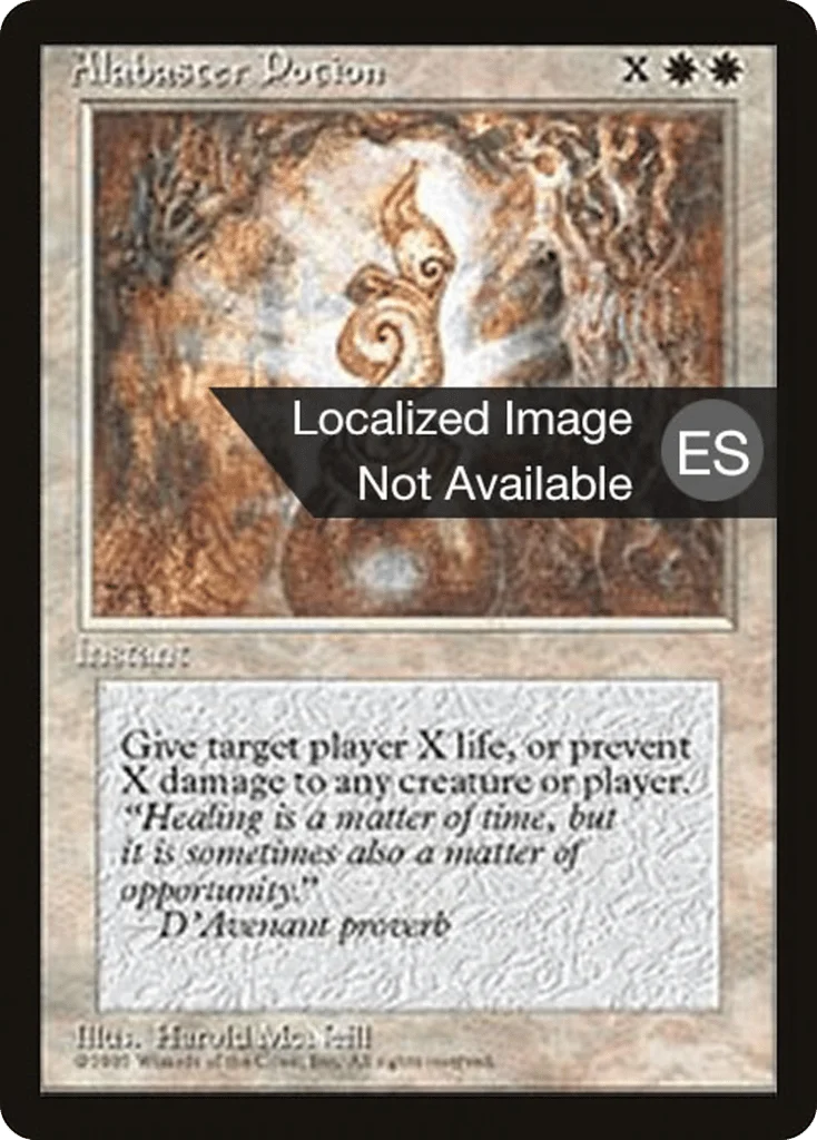 Alabaster Potion · Fourth Edition Foreign Black Border