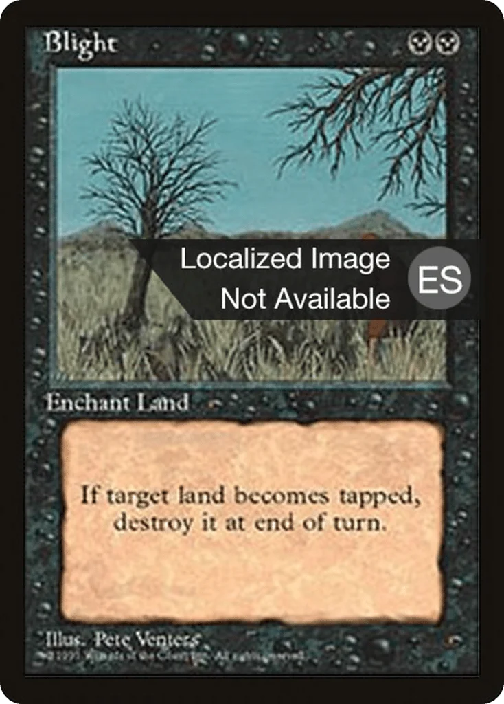 Blight · Fourth Edition Foreign Black Border