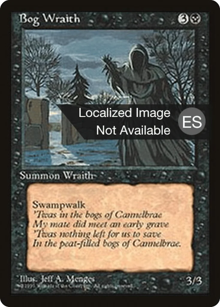 Bog Wraith · Fourth Edition Foreign Black Border