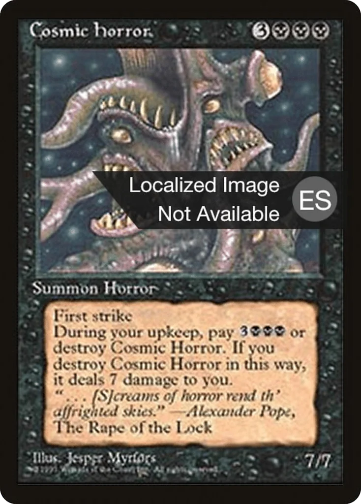Cosmic Horror · Fourth Edition Foreign Black Border