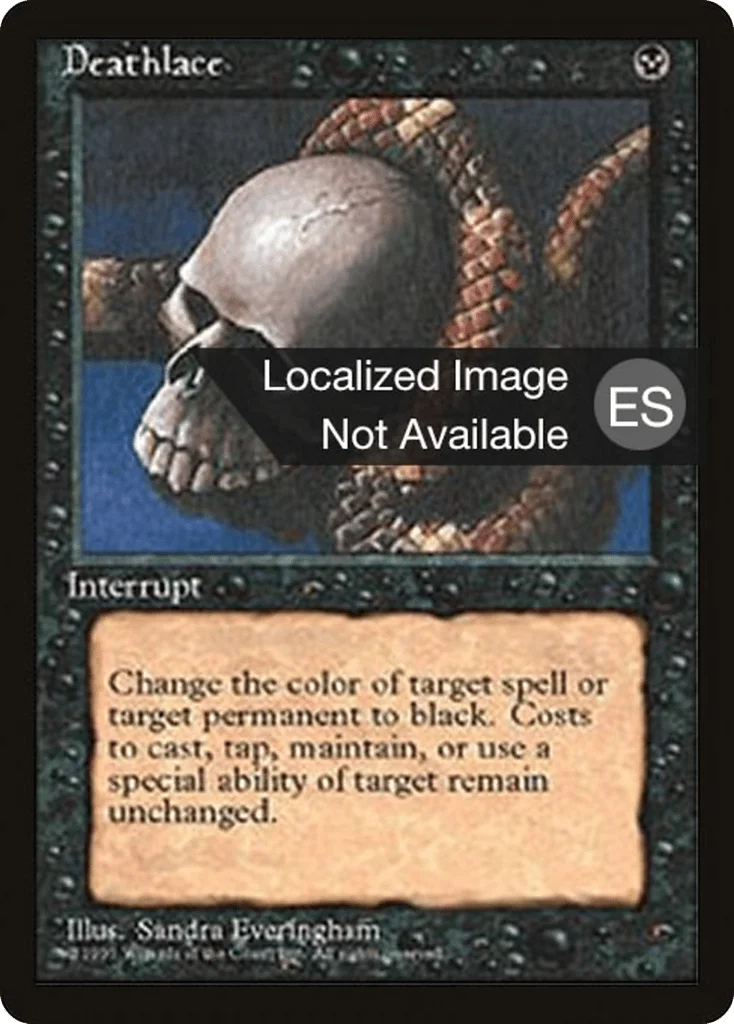 Deathlace · Fourth Edition Foreign Black Border