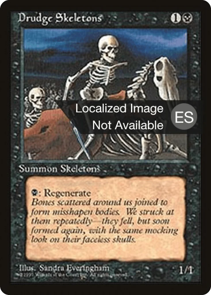 Drudge Skeletons · Fourth Edition Foreign Black Border