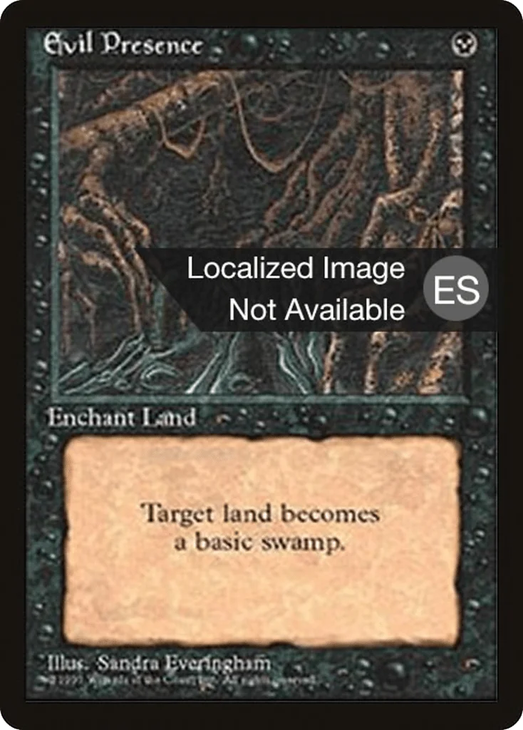 Evil Presence · Fourth Edition Foreign Black Border