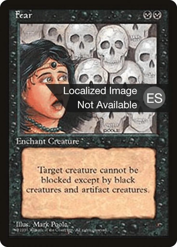 Fear · Fourth Edition Foreign Black Border