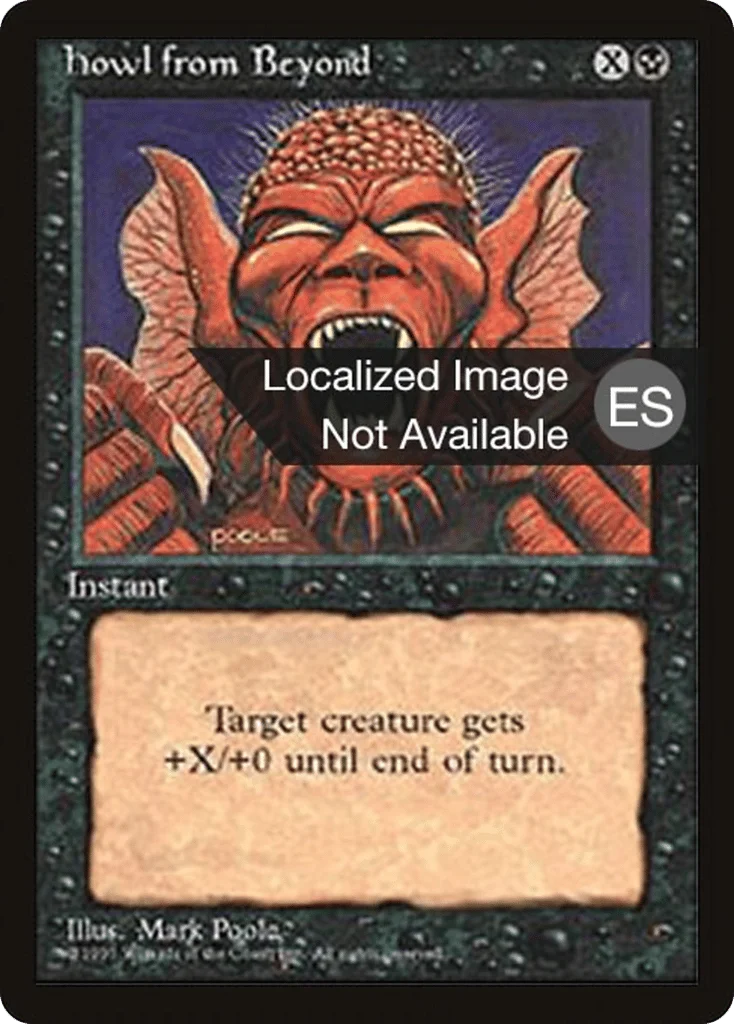 Howl from Beyond · Fourth Edition Foreign Black Border