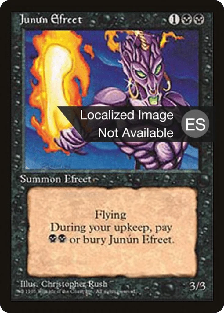 Junún Efreet · Fourth Edition Foreign Black Border