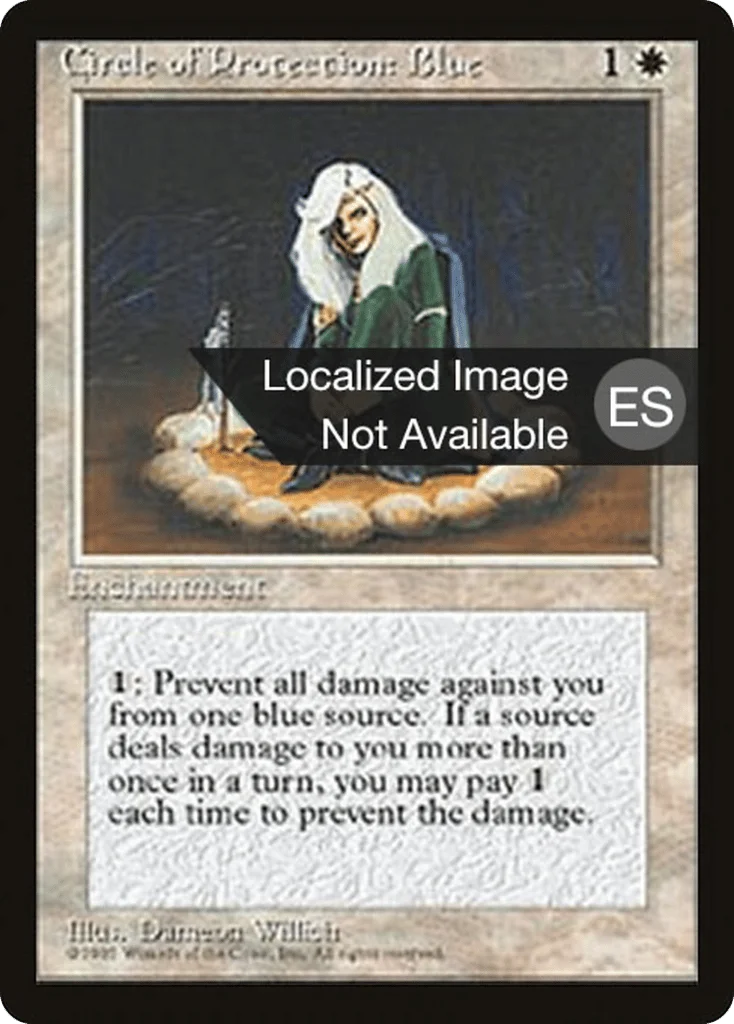Circle of Protection: Blue · Fourth Edition Foreign Black Border