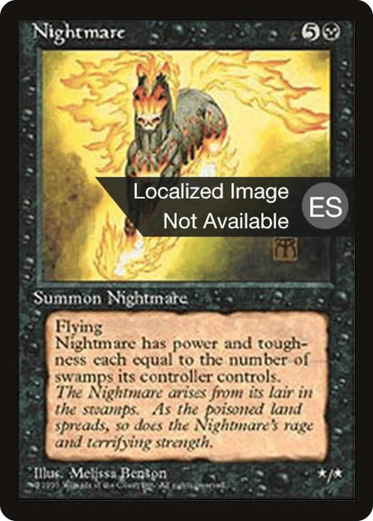 Nightmare · Fourth Edition Foreign Black Border