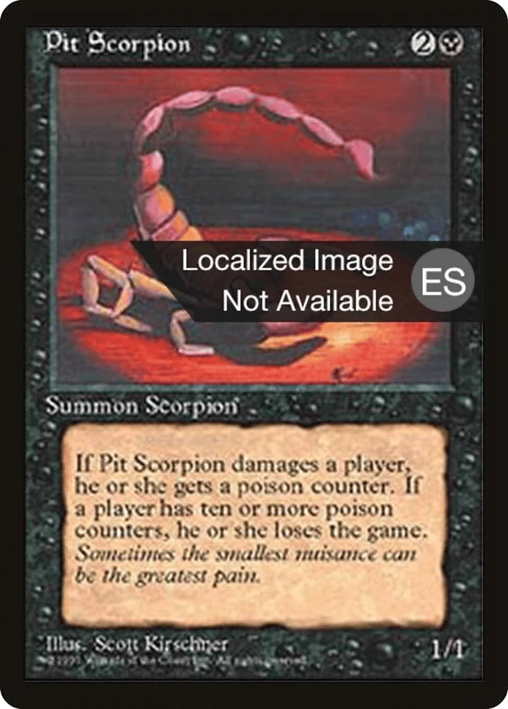 Pit Scorpion · Fourth Edition Foreign Black Border