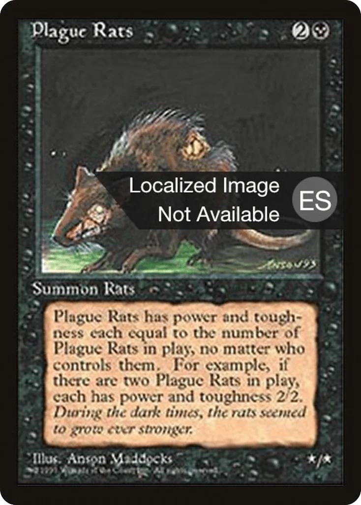 Plague Rats · Fourth Edition Foreign Black Border