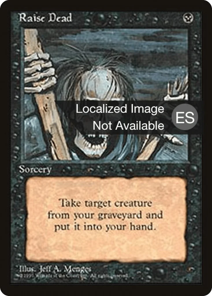 Raise Dead · Fourth Edition Foreign Black Border