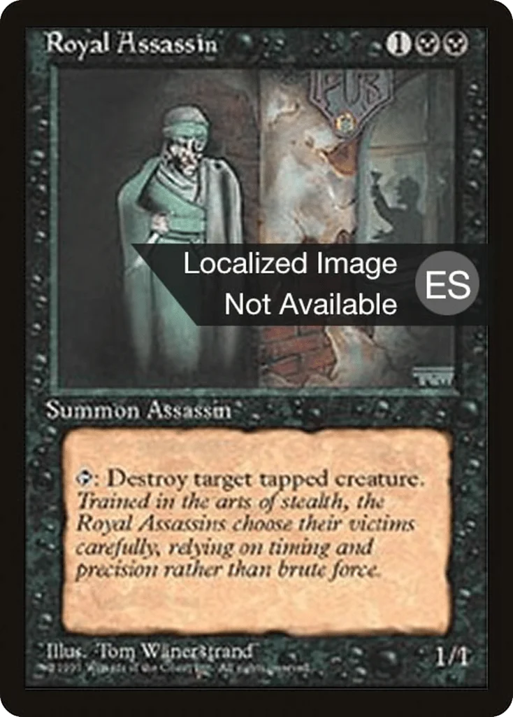 Royal Assassin · Fourth Edition Foreign Black Border