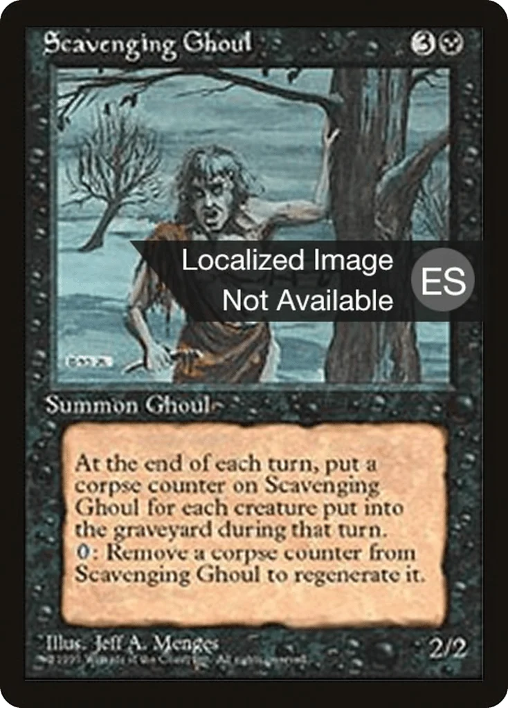 Scavenging Ghoul · Fourth Edition Foreign Black Border