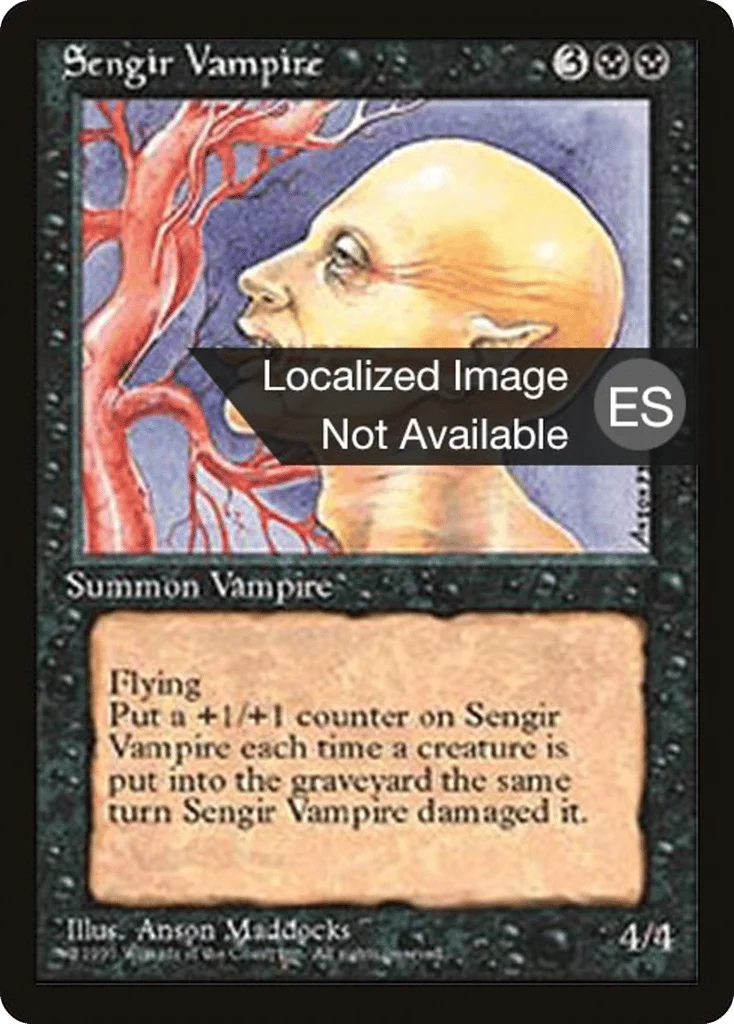 Sengir Vampire · Fourth Edition Foreign Black Border